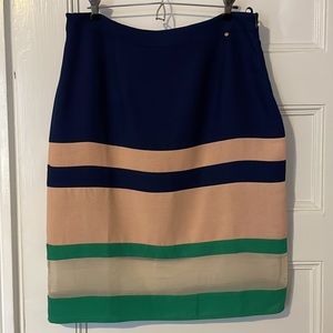 Striped Pencil Skirt- harlyn - size large
